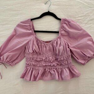 STAUD Lavender Faye Top